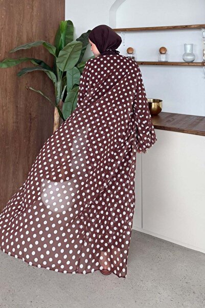 Hazamoda Patterned Long Pareo Polka Dotted