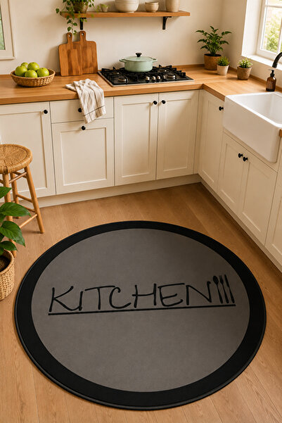 DECOVİST HOME Makinede yıkanabilir kaymaz taban leke tutmaz dijital mutfak ha...