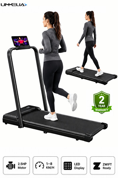 Ummelia 3-in-1 Foldable Walking Pad Treadmill 2.5HP | Under Desk Home Office ...