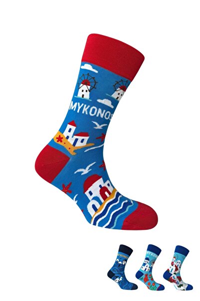 Soma Fashion Κάλτσες "SOMA" MYKONOS 4 Ζευγάρια