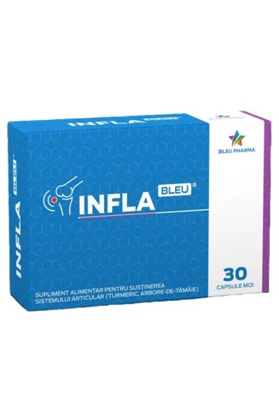 bleu Infla Bleu, 30 capsule moi, Pharma