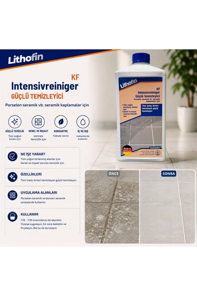 Lithofin KF Intensivreiniger - 1 Lt. Yoğun Temizleyici – 1 L