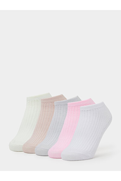 Styli Pack of 5 - Multi-Color Solid Ankle Socks