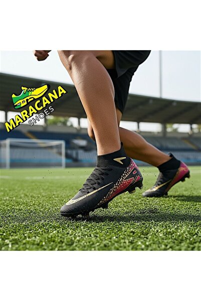 TRENDYSHOSE Superfly Professional Sock-To-Put-On Soccer Shoes for Grass and Turf