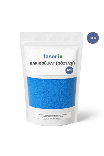 faserix Bakır Sülfat(Göz Taşı)-1 Kg