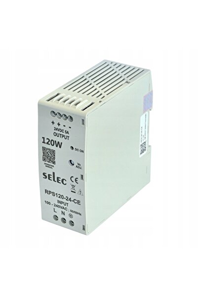 NO BRAND Sursă de alimentare rps120-24-cu 120W 24V 5A pentru șină DIN