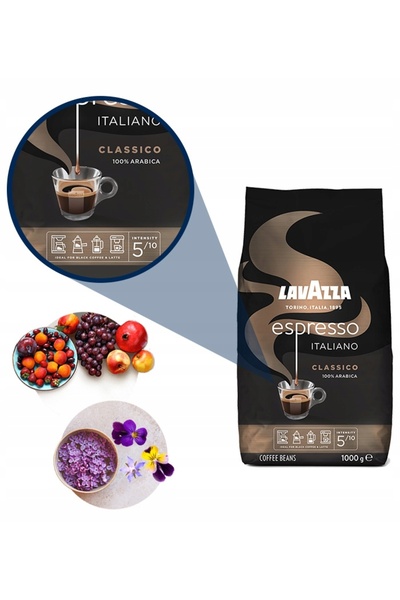 LavAzza Amestec de boabe de cafea espresso Italiano Classico 2x1kg