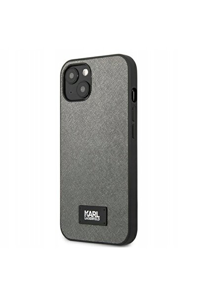 Apple Husă pentru iPhone 13 mini, Karl Lagerfeld Saffiano Plaque, din piele