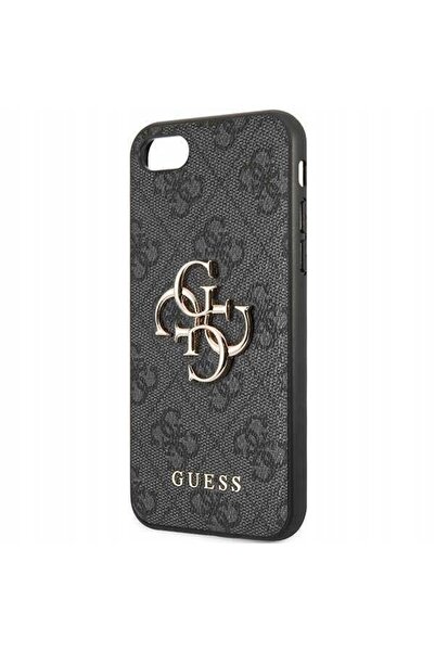 NO BRAND Husă din piele Guess 4G cu logo metalic mare pentru iPhone 7/8/SE 20...