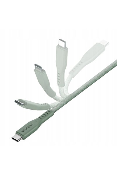 NO BRAND Cablu ENERGEA Flow USB-C - USB-C 1.5m 240W 5A Încărcare rapidă PD verde