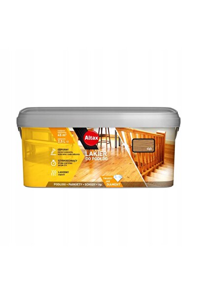 Altax Vernis pentru pardoseli de înaltă rezistență 2,5L stejar semi-mat