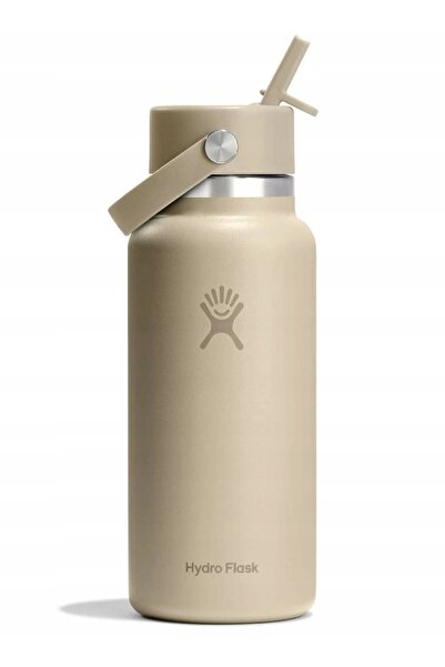 NO BRAND Sticlă de drumeție Hydro Flask Wide Mouth Flex Straw Cap 32 Oz / 946 ML