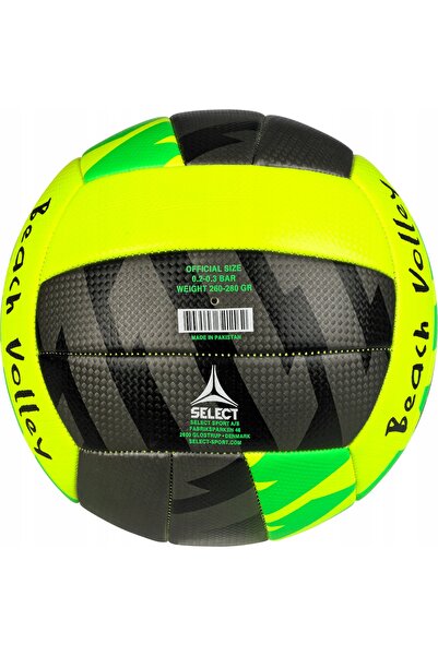 SELECT Minge de volei de plajă v24 galben/negru mărimea 5