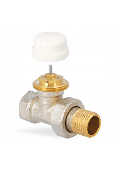 TRCR Set Robinet Termostatic Radiator Simplu cu Buton Cap de Încălzire Radiat...