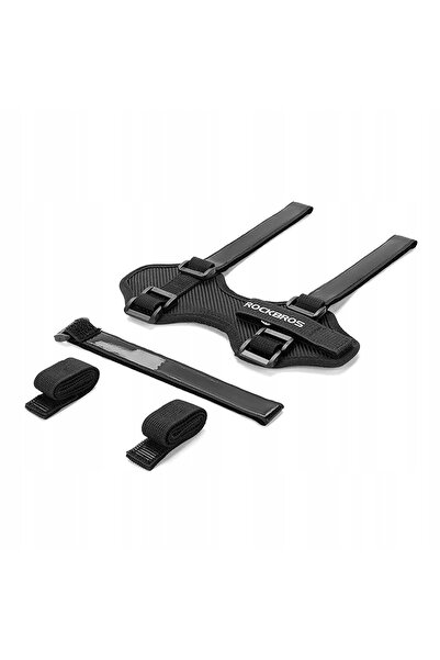 ROCKBROS Suport cu cârlig pentru ghidon de bicicletă, cu benzi Velcro, pentru...