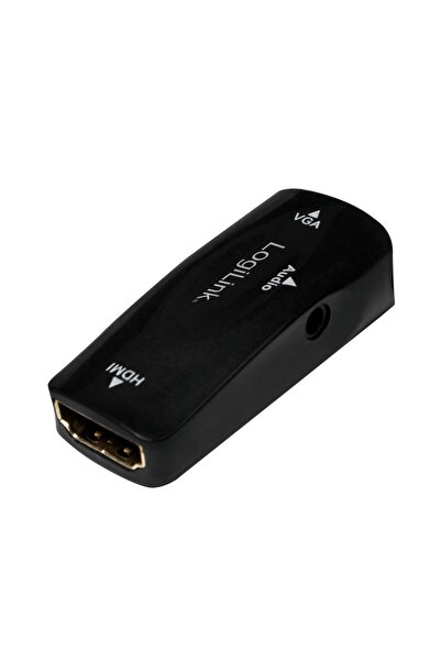 NO BRAND LogiLink CV0108 Convertor HDMI (F) la VGA (F), mufă audio de 3.5mm