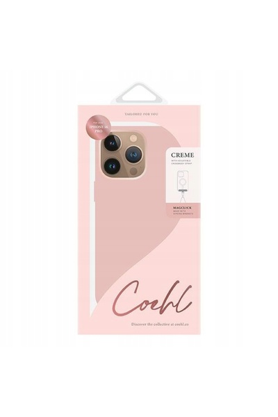 uniq Husă Coehl Creme iPhone 16 Pro 6.3 " cu încărcare magnetică roz/ball