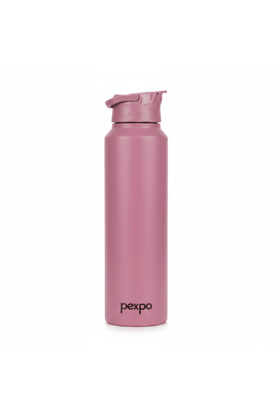 pexpo Stainless Steel Vacuum Insulated Water Bottle – 1000 ml - Dusty Rose