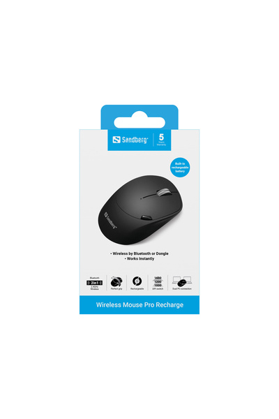 Sandberg Mouse wireless pro reîncărcabil, 631-02
