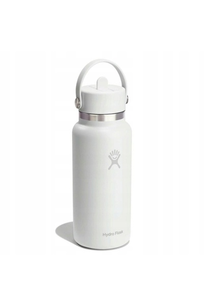 NO BRAND Sticlă de drumeție Hydro Flask Wide Mouth Flex Straw Cap 32 Oz / 946 ML