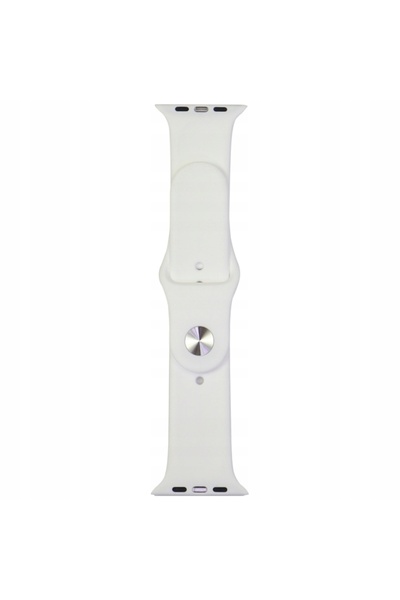 NO BRAND Curea AUDI pentru Apple Watch 44 45 46 49MM cu logo roșu și din silicon