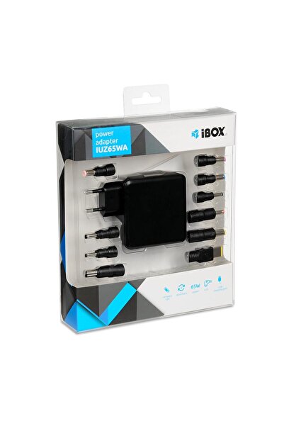 İbox Adaptor de alimentare universal pentru laptop IUZ65WA 65W