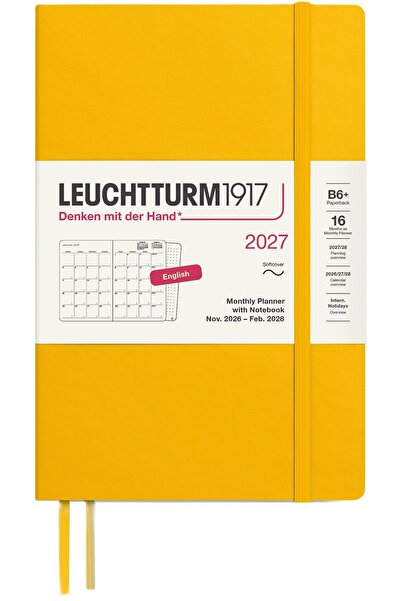 NO BRAND Agendă lunară B6 cu puncte 2027 Leuchtturm1917 SUNFLOW