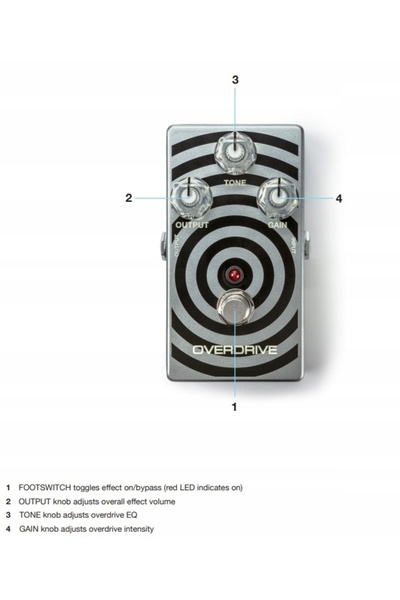 NO BRAND Pedală de efecte pentru chitară MXR WA44, overdrive semnat Zakk Wylde
