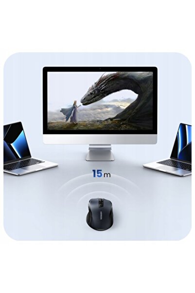 Ugreen MOUSE WIRELESS 2.4 GHZ BLUETOOTH 5.0 PENTRU LAPTOPURI ȘI CALCULATOARE
