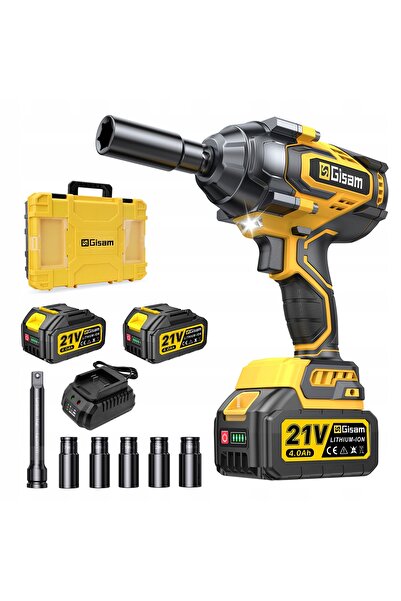NO BRAND 1800Nm 1/2 " 21V Cheie de impact fără fir, fără perii, Kit profesional