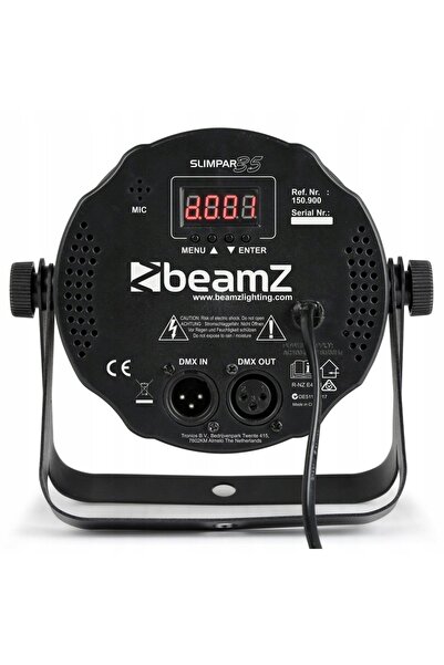 NO BRAND 12x 3W Beamz DMX MOCNY Proiector LED PAR
