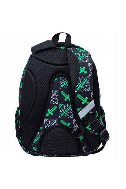 NO BRAND HEAD NEXT LEVEL Rucsac școlar pentru băieți, clasele 1-3, fan jocuri...