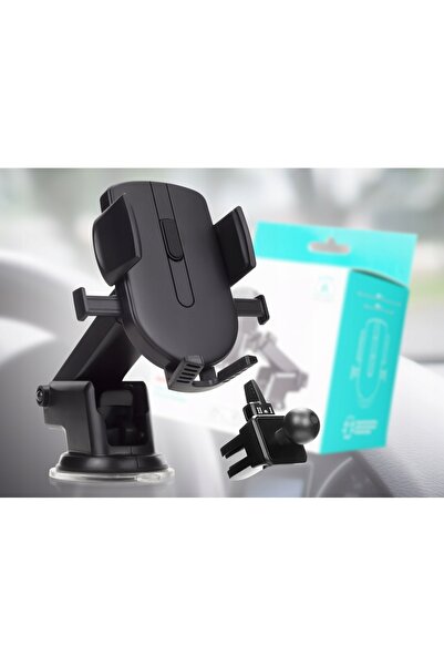 NO BRAND Suport telefon auto pentru bord cu încărcător USB pentru brichetă