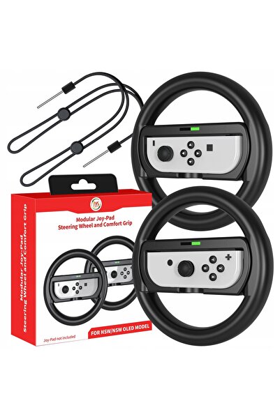 NO BRAND 2x Controler cu mâner + Suport pentru mâner 2-în-1 pentru Nintendo S...