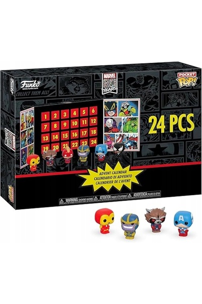 Funko MARVEL POCKET POP CALENDAR DE ADVENT 24 DE PIESE DE COLECȚIE MARVEL