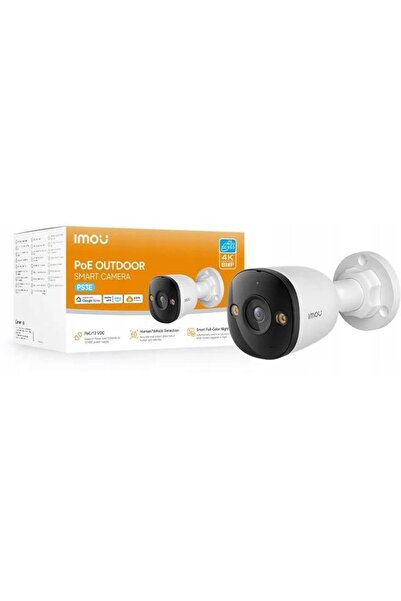 Imou Cameră IP PoE 5MP / 3K IPC-PS3E-5M0-0280B de exterior, tubulară, cu audi...