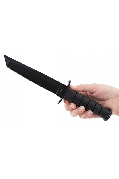 NO BRAND Cuțit tactic BSH Clip Point, oțel 440, metal și plastic + teacă N308A