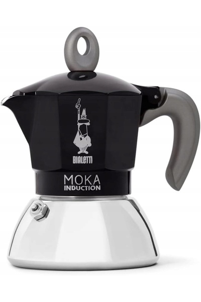 Bialetti Cafetieră New Moka Induction 2 TZ Negru