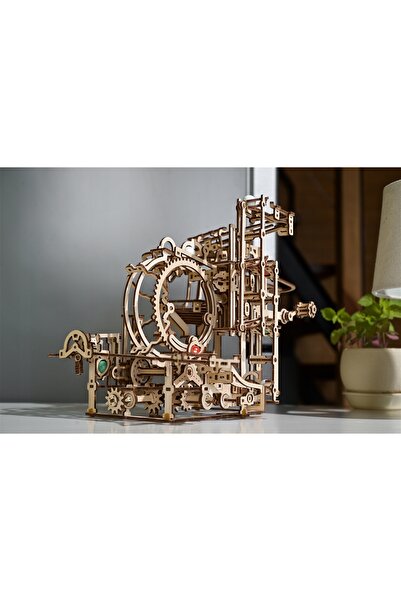 NO BRAND Pistă de bile din lemn cu trepte, puzzle 3D UGEARS 70157