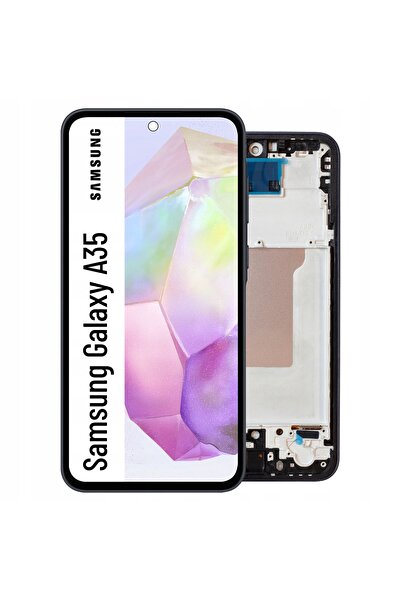 NO BRAND Ecran de afișare cu ramă pentru Samsung Galaxy A35 Ecran LCD Incell ...