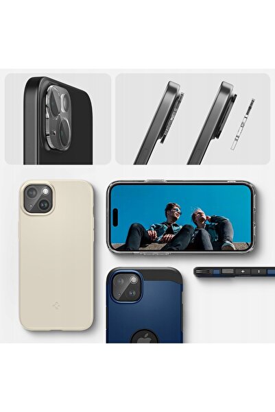 Spigen Sticlă pentru cameră pentru iPhone 15/15 Plus/14/14 Plus Glas.tR Optik...