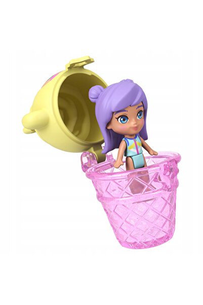 Polly Pocket LALKA ANANASOWA MAŁPKA set de joacă pentru copii +4 ani