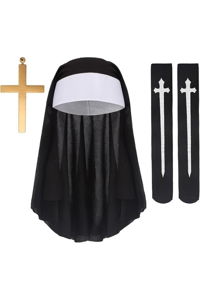 NO BRAND SET ACCESORII COSTUM COȘTUME DE PRETEPOTENȚĂ DE HALLOWEEN PENTRU FEMEI