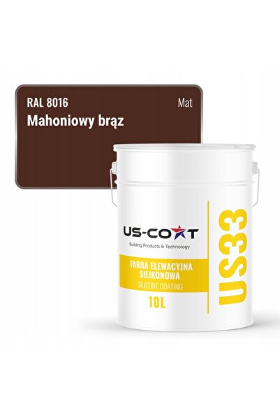 NO BRAND Vopsea Pictură Silicon Culoare Maro Mahon RAL8016 UV 10L Producător
