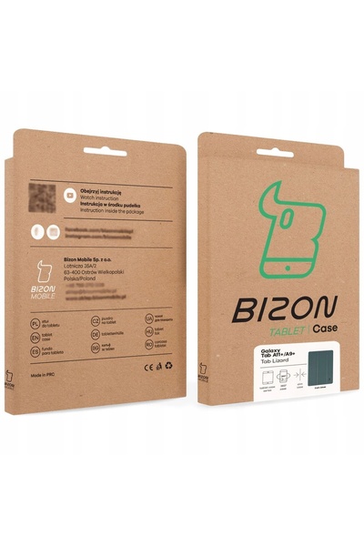 NO BRAND Husă tip carte Bison pentru tabletă Galaxy Tab A11 Plus / A9 Plus