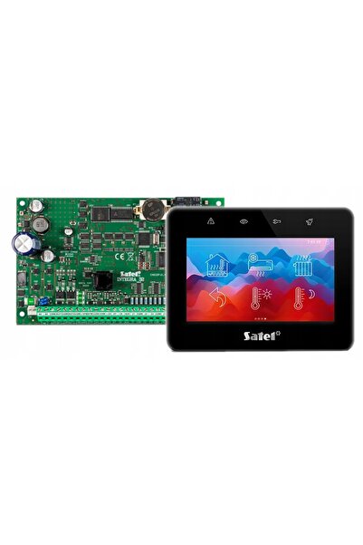SATEL SISTEM DE ALARMĂ INTEGRA 32 PANOU TACTIL 8 SENZORI DETECTOR RFID BOSCH