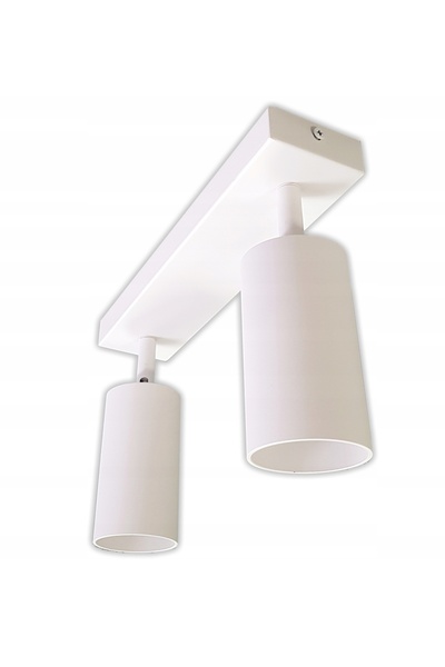 NO BRAND Lampă de tavan și aplică de perete, reglabilă, tip spot, cu 2 soclur...