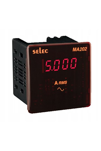 NO BRAND Ampermetru digital MA202 (72x72mm) Selec