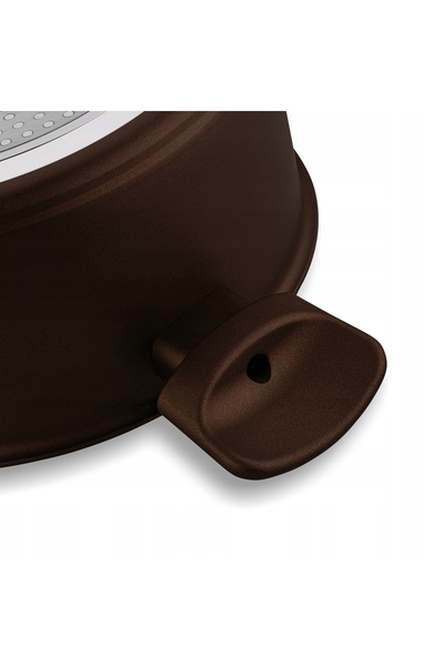 Konighoffer GARNEK Oală ceramică cu capac, pentru inducție și gaz, maro Reno,...