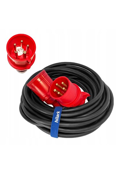 NO BRAND Cablu prelungitor rezistent IP44 din cauciuc H07RN-F 5x4 32A cu schi...